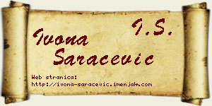 Ivona Saračević vizit kartica